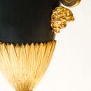 Pair Antique French Empire Patinated & Gilt Bronze Ewers Urns in Manner of Andre-Antoine Ravrio