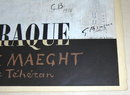 Galerie Maeght Lithograph Poster Aft BRAQUE