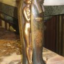 Egyptian Sarcophagus with Erotic Nude Figurine After Franz Bergman