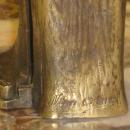 Egyptian Sarcophagus with Erotic Nude Figurine After Franz Bergman