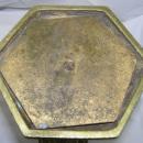 Pair Antique Brass Candlesticks by Gorham