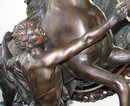 Large Marly Horse Bronze Sculpture After Coustou