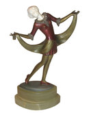 Josef Lorenzl Chryselephantine Bronze Sculpture
