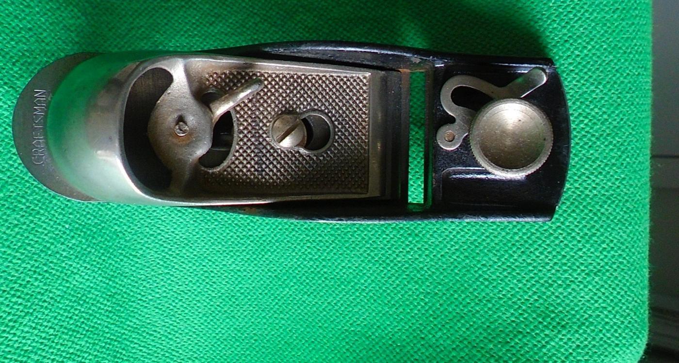 vtg CRAFTSMAN Block Plane Adjustable Throat MADE IN USA , Nice 