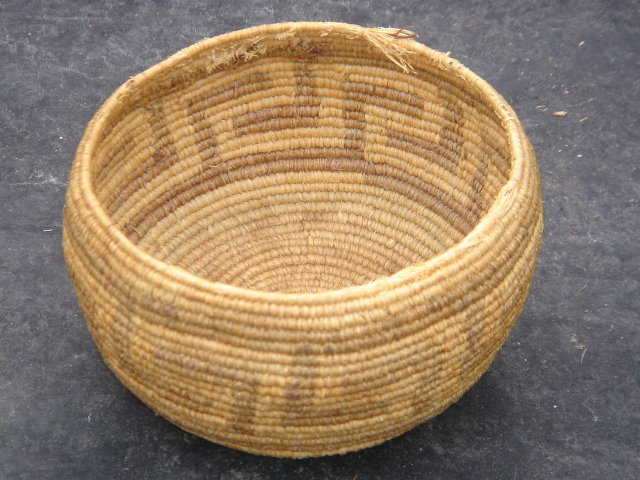 Collectible 1st NATIONS Basketry. Find Beauty in this Vintage ALASKAN COIL BASKET.