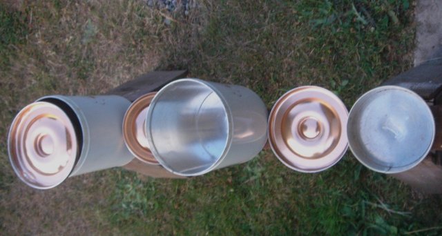 Vintage metal 3 Pcs Canister