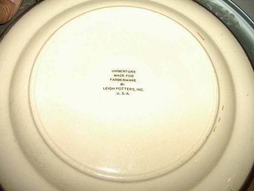 Farberware by Leigh Potteries Umbertone Serving