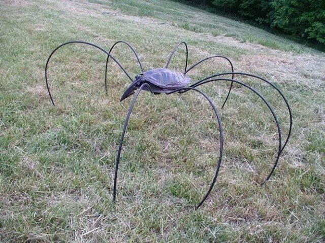 Large Steel Spider Original Work by Ernest