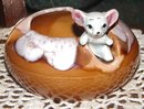 Mouse Ashtray Vintage