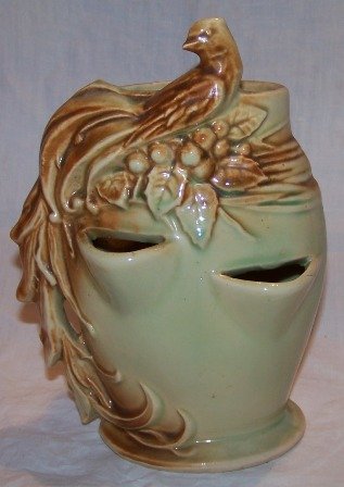 McCoy Strawberry Planter with Peacock