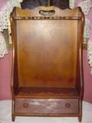 Vintage Billiards Game Room Wooden Cabinet