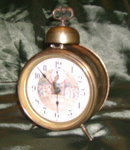 Antique German Animated Alarm Clock