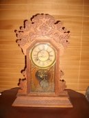 Antique Waterbury 8 Day Regulator Clock