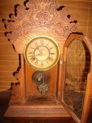 Antique Waterbury 8 Day Regulator Clock