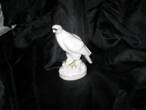 Vintage Gold Castle Porcelain Bird Figurine