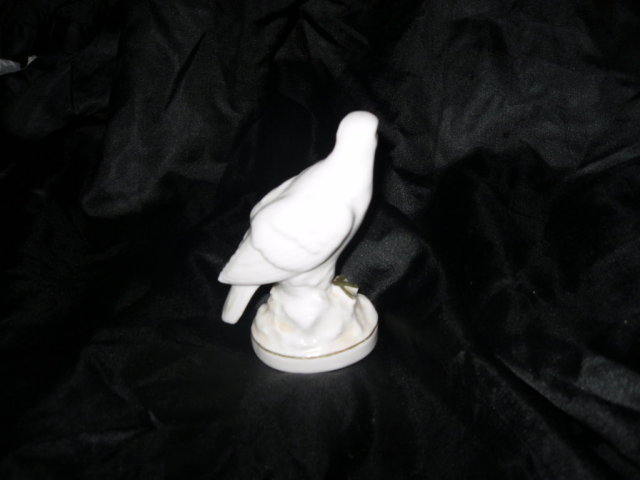 Vintage Gold Castle Porcelain Bird Figurine