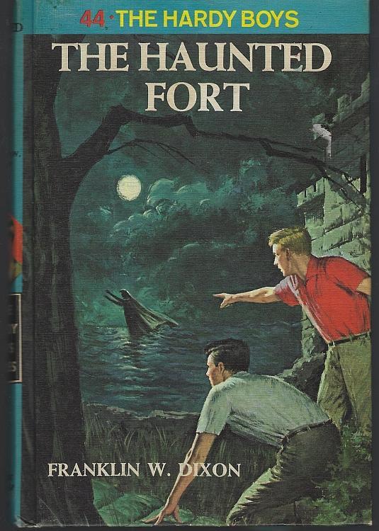 Haunted Fort by Franklin Dixon Hardy Boys Series  #44 Matte Blue Cover 1965