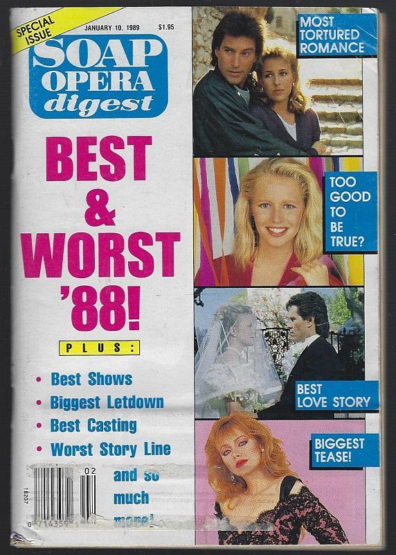 Soap Opera Digest Magazine January 10, 1989 Best and Worst of 1988 Issue
