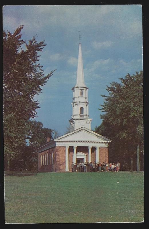 Martha-Mary Chapel Greenfield Village Dearborn Michigan Vintage Unused Postcard