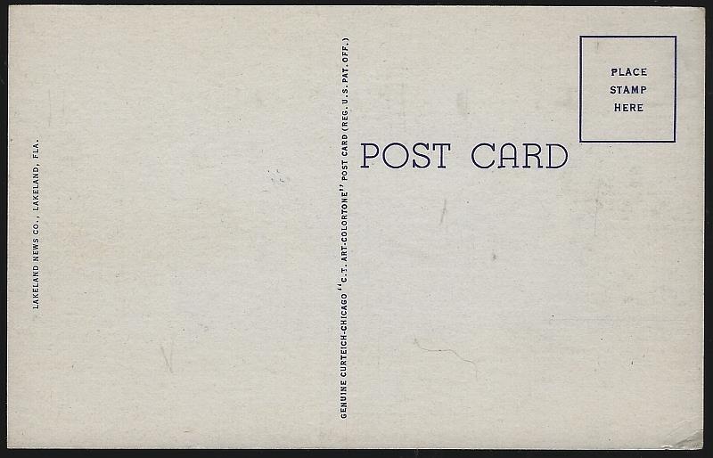 Winding Waterways Cypress Gardens Florida Vintage Unused Postcard