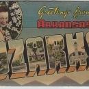 Arkansas Ozarks the Land of a Million Smiles Vintage Souvenir Postcard Folder