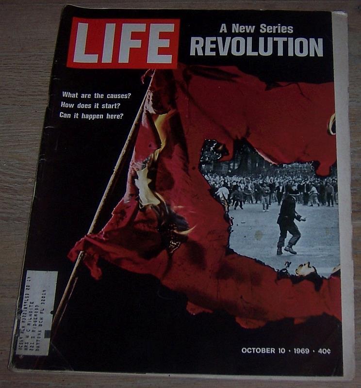 Life Magazine October 10, 1969 Revolution Chicago Eight  Chuck Barris Fashion