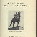 Mockingbird Sang at Chickamauga Signed by Alfred Leland Crabb 1949 Limited Ed