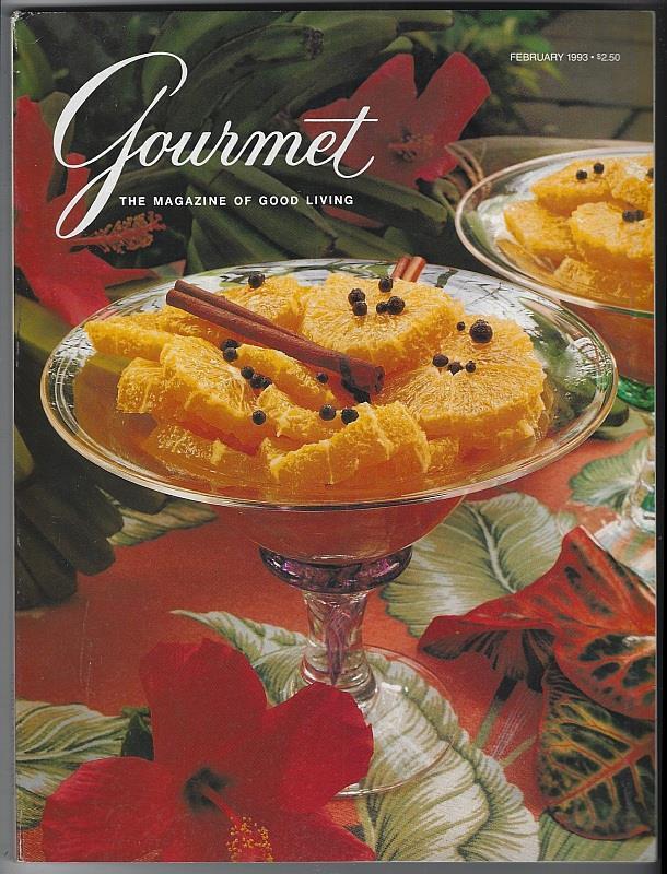 Gourmet Magazine February 1993 Chutney North Carolina Sarasota Caribbean Buffet