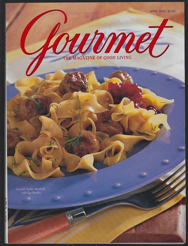 Gourmet Magazine April 1998 Singapore, Francis Ford Coppola, The Hamptons Easter Sunday