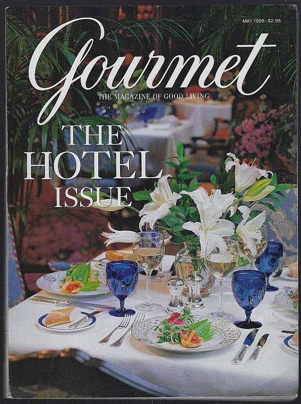 Gourmet Magazine May 1998 The Hotel Issue Ritz-Carlton Chicago Paris London NYC