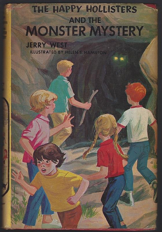 Happy Hollisters and the Monster Mystery #32 by Jerry West Illustrated Helen Hamilton