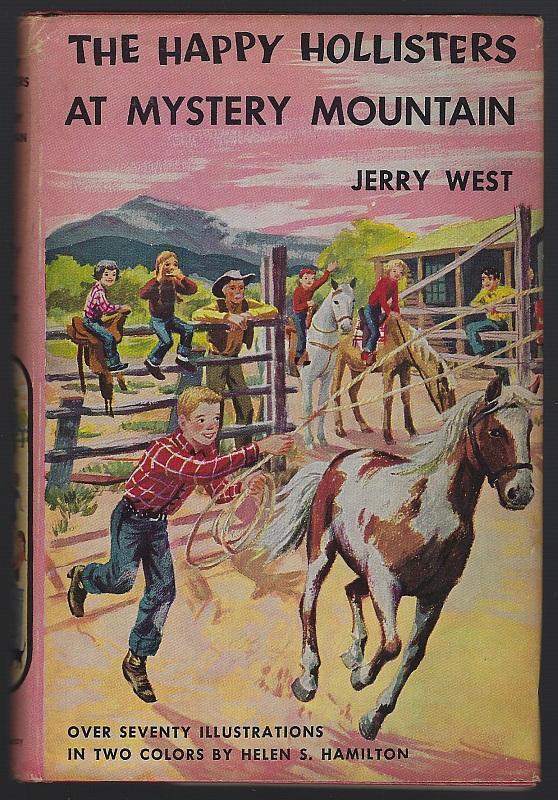 Happy Hollisters at Mystery Mountain by Jerry West 1954 Series #5 w/ Dustjacket