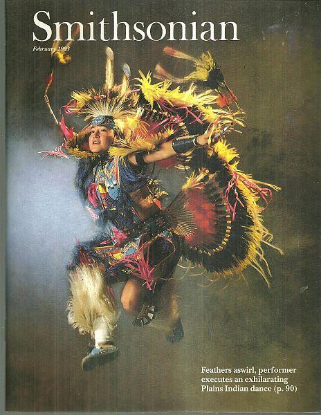 Smithsonian Magazine February 1993 Native American Danicing Cover/Julie Taymor