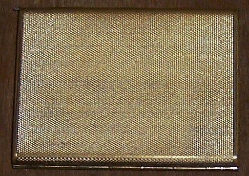 Vintage Coty Envelope Style Gold Mesh Compact