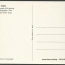 Unused Absolut Vodka Lynn Postcard Color Photograph with Drawing Artist Series