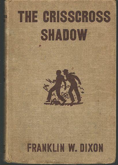 Crisscross Shadow by Franklin Dixon Hardy Boys #32 Brown Tweed w/Brown Ends 1953