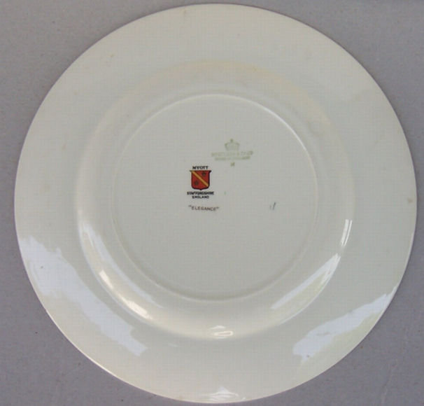 Vintage Myott Staffordshire Elegance Dinner Plate