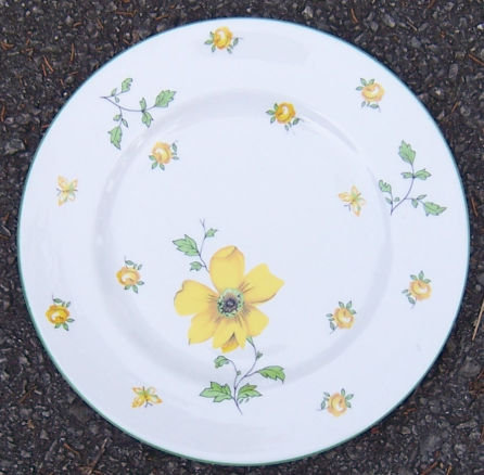 Royal Albert Bone Chine Plate Bright Yellow Flowers