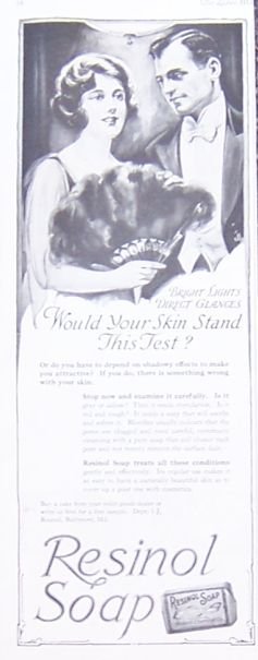 Resinol Soap 1921 Magazine Advertisement