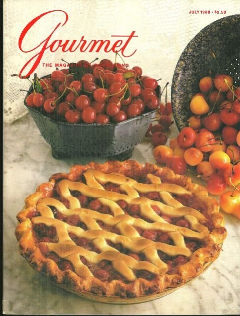 Gourmet Magazine July 1988 Fourth of July Dinner