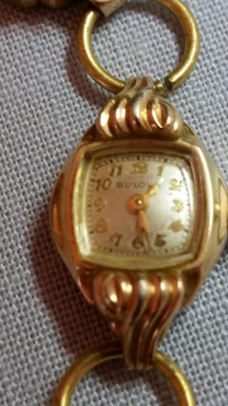 Bracelet of 5 Vintage Gold Filled & Gold Colored Ladies Watches