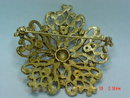 Vintage Gold Florenza Brooch Pin