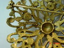 Vintage Gold Florenza Brooch Pin