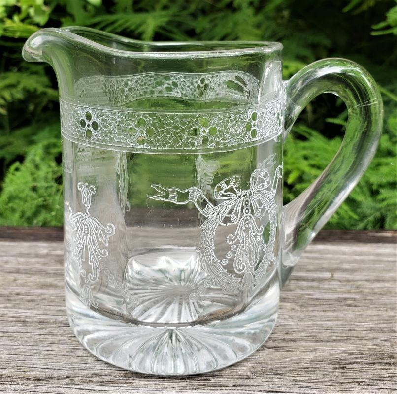 Vintage Cambridge Wedgewood #3109/408 Pitcher Clear Etched