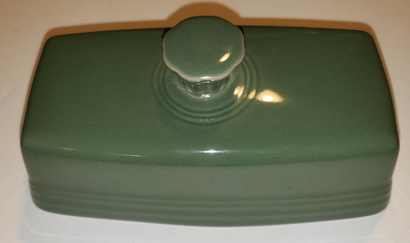 Homer Laughlin Fiesta Butter Lid Sage Green Qtr Lb 2015-19