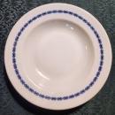 Vintage Maddock/Lamberton BLUE CHAIN NAVY WARDROOM Soup Bowl Restaurant Ca.1900 RARE!