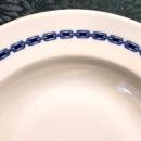 Vintage Maddock/Lamberton BLUE CHAIN NAVY WARDROOM Soup Bowl Restaurant Ca.1900 RARE!