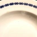 Vintage Maddock/Lamberton BLUE CHAIN NAVY WARDROOM Soup Bowl Restaurant Ca.1900 RARE!