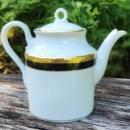 Vintage Richard Ginori PALERMO Demitasse Mini Coffee Pot Black/Gold