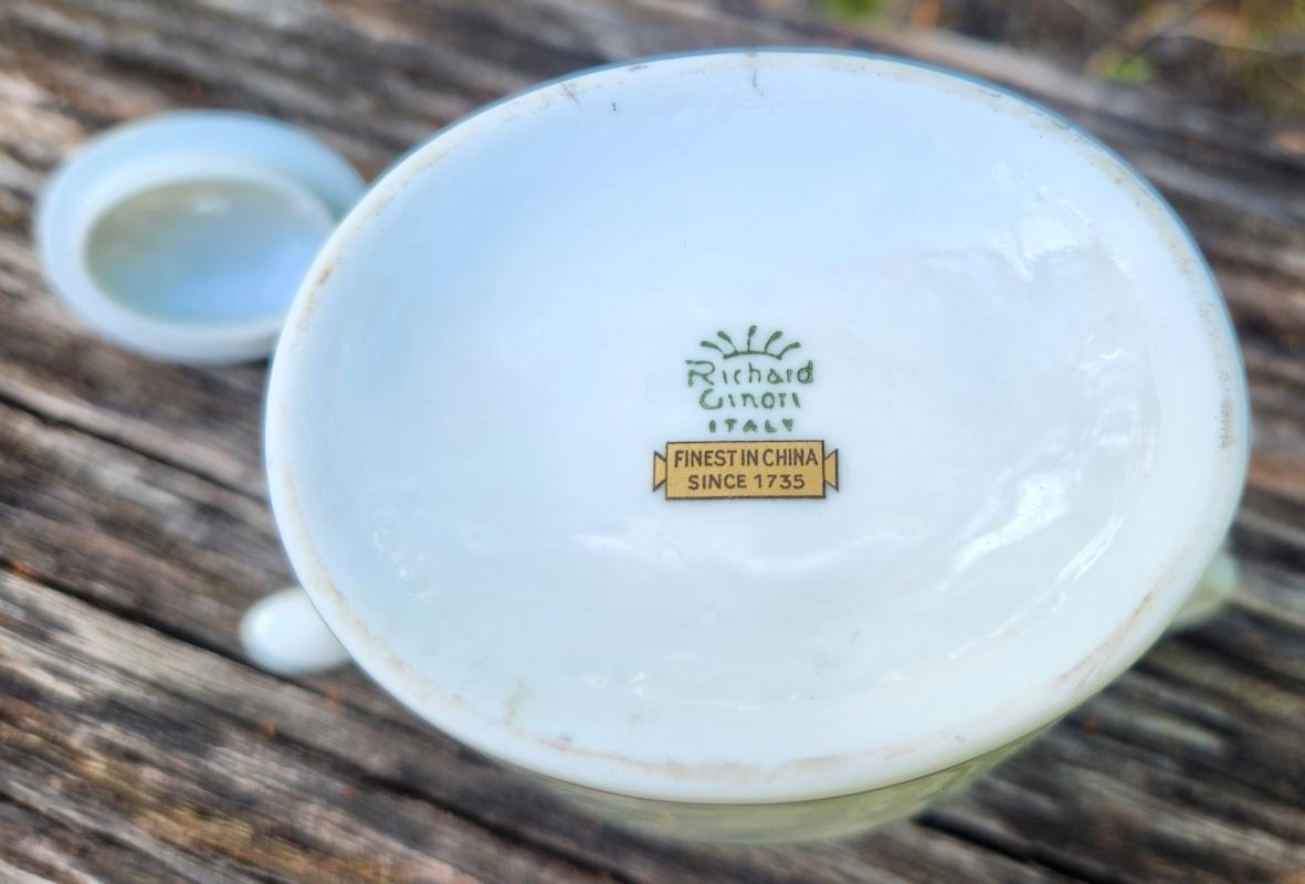 Vintage Richard Ginori PALERMO Demitasse Mini Coffee Pot Black/Gold